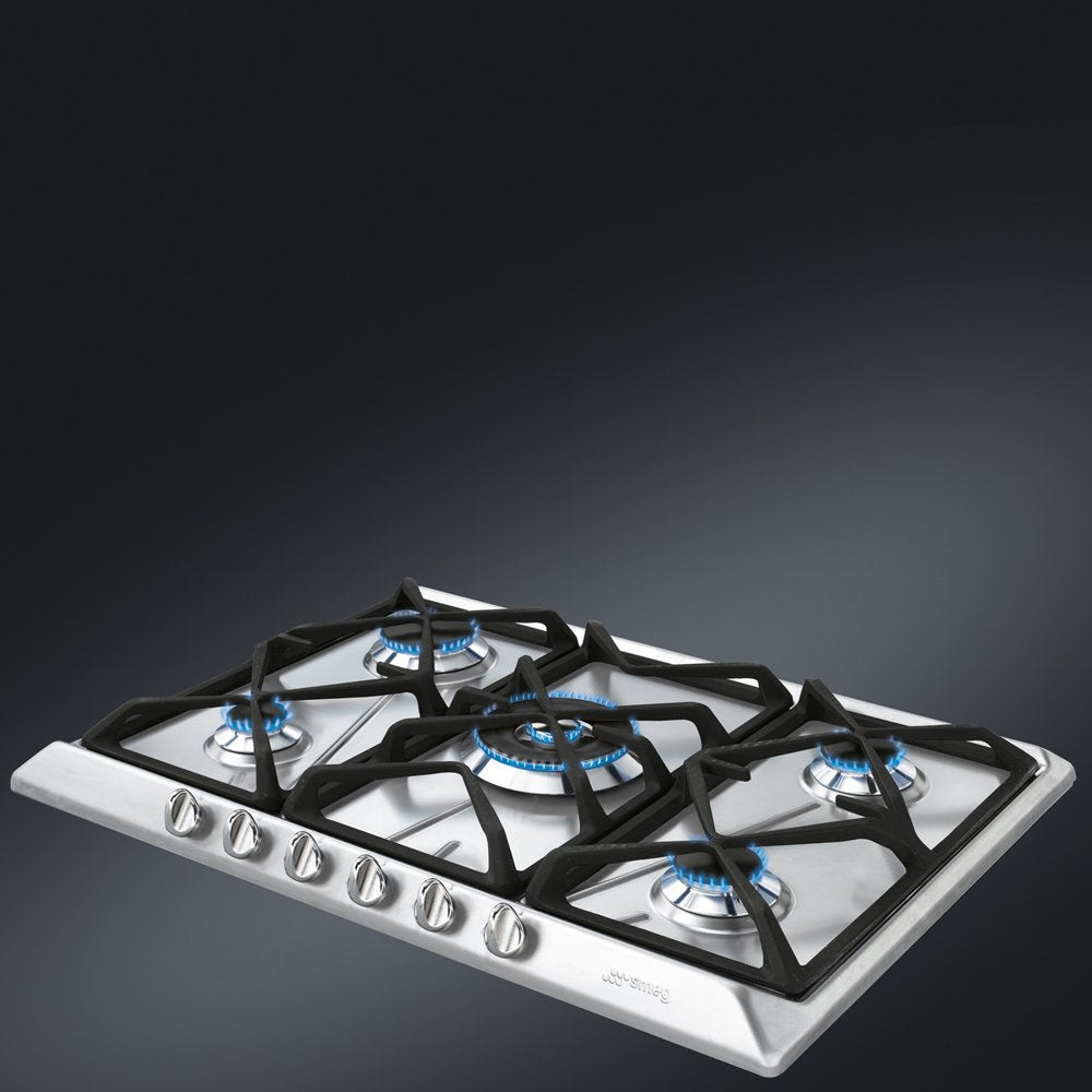 Encimera de gas Smeg de 5 fogones 75cm - Jemaq