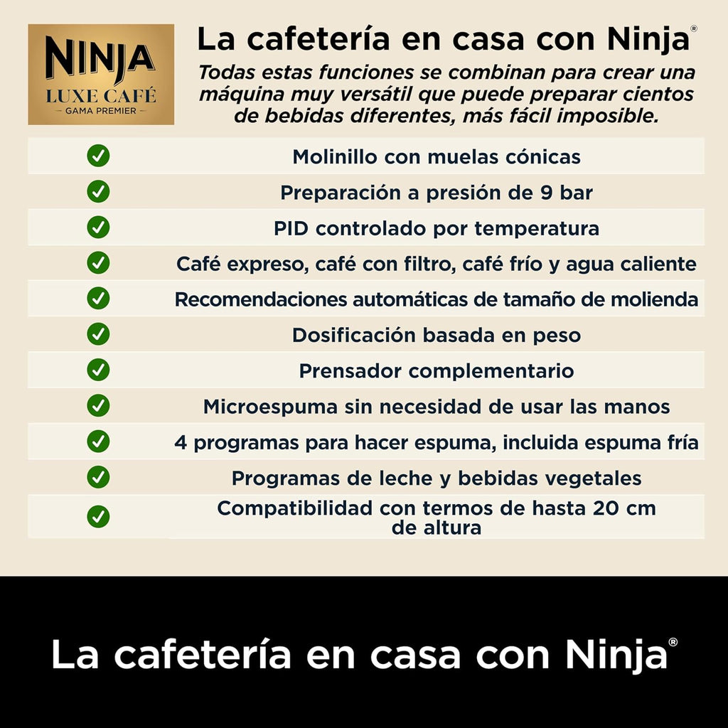Cafetera Ninja Expresso Luxe