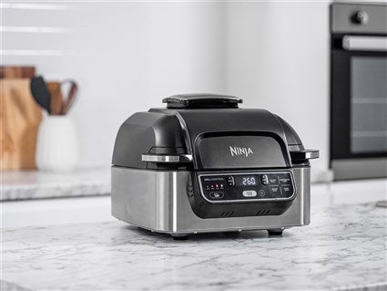 Parrilla de interior + freidora de aire 5 en 1