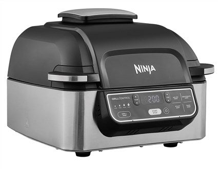 Parrilla de interior + freidora de aire 5 en 1