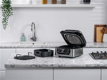 Parrilla de interior + freidora de aire 5 en 1