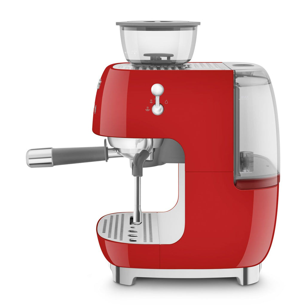 Cafetera Espresso Smeg con Molinillo incorporado 50's Style - Jemaq