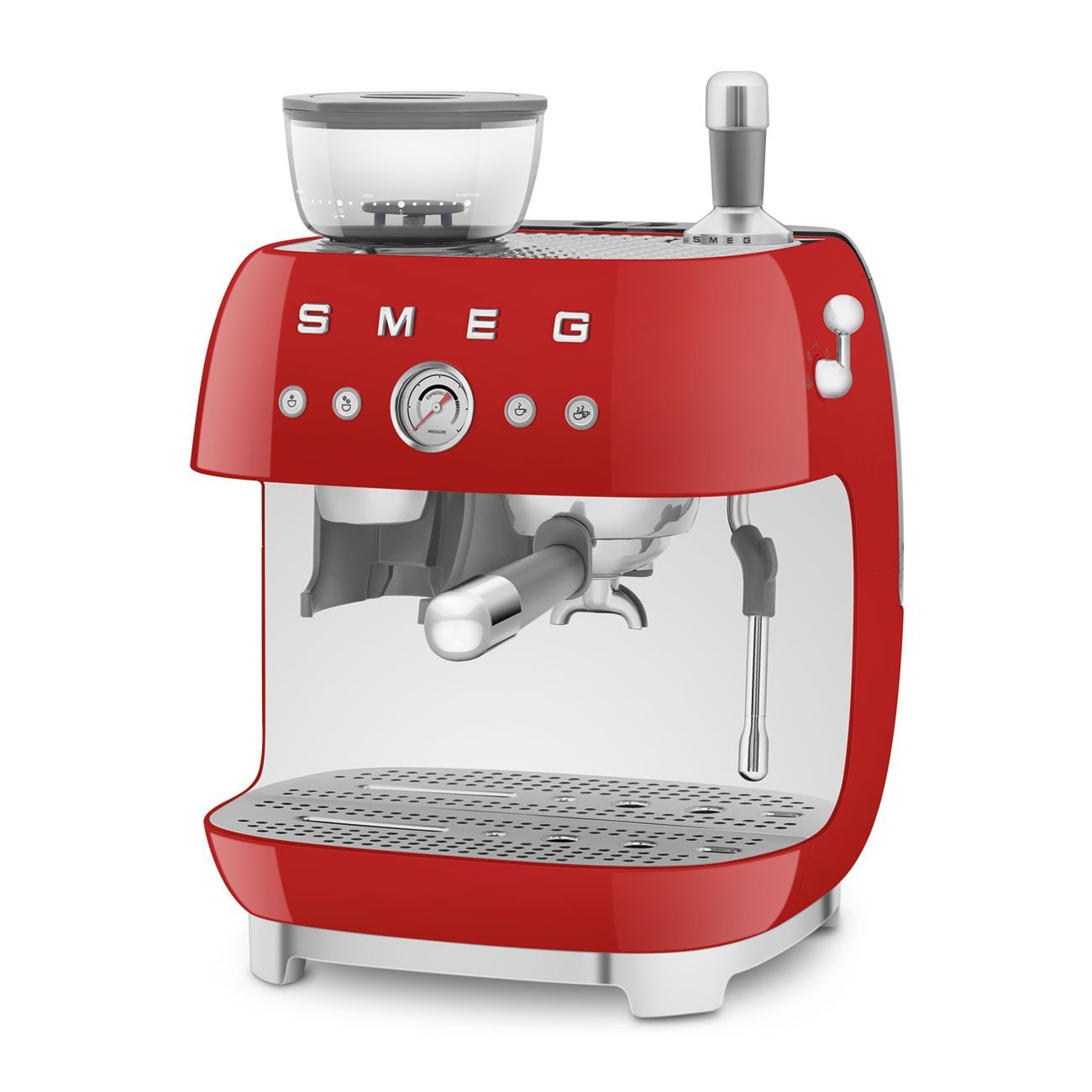 Cafetera Espresso Smeg con Molinillo incorporado 50's Style - Jemaq
