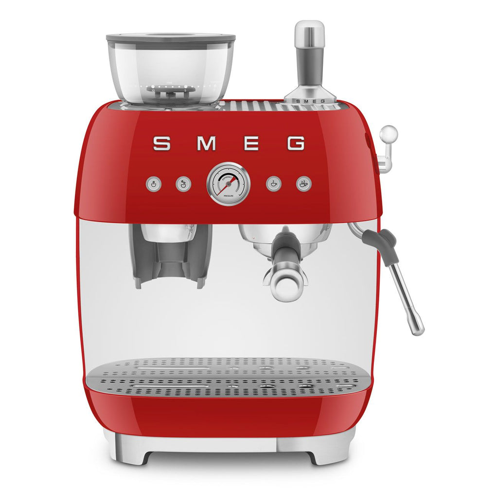 Cafetera Espresso Smeg con Molinillo incorporado 50's Style - Jemaq