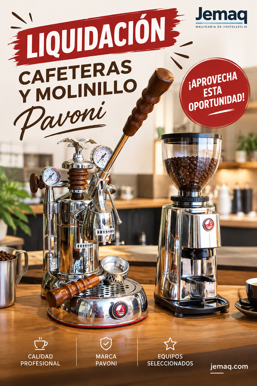 Liquidación cafetéras La Pavoni