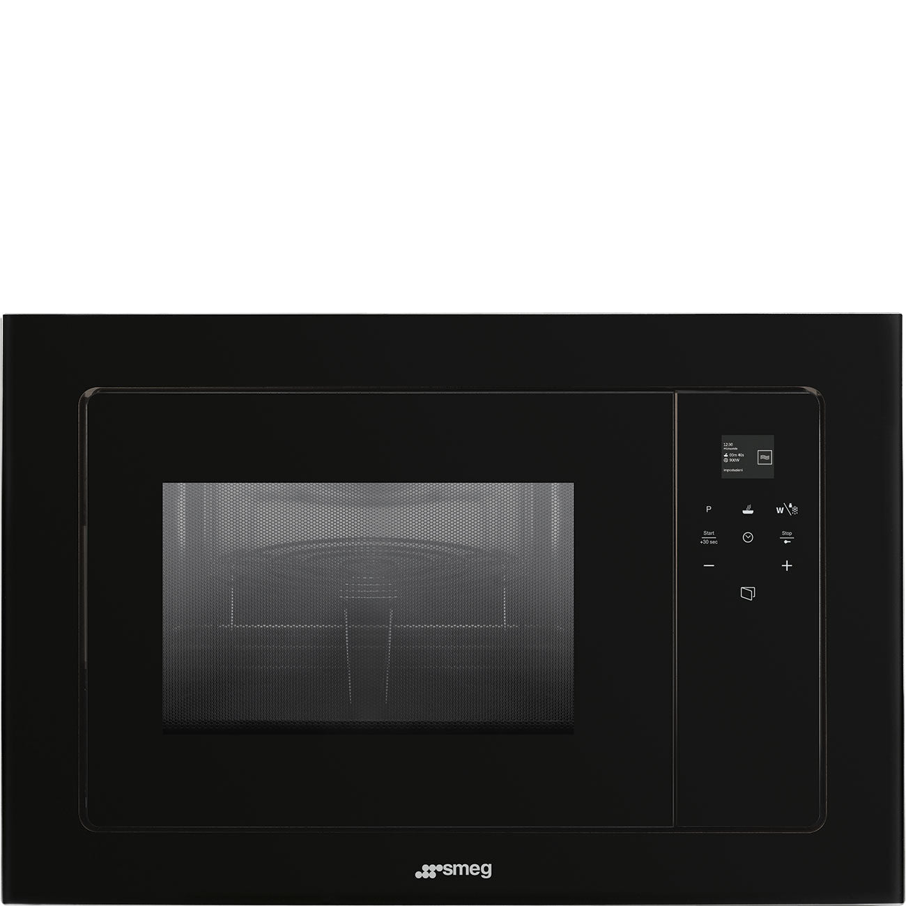 Microondas Smeg integración Negro 20L - Jemaq