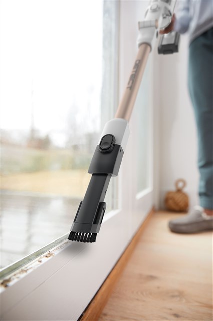 Aspiradora de escoba sin cable sharck + vaciado automático.