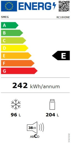 Frigorífico Smeg libre instalación 185cm - Jemaq
