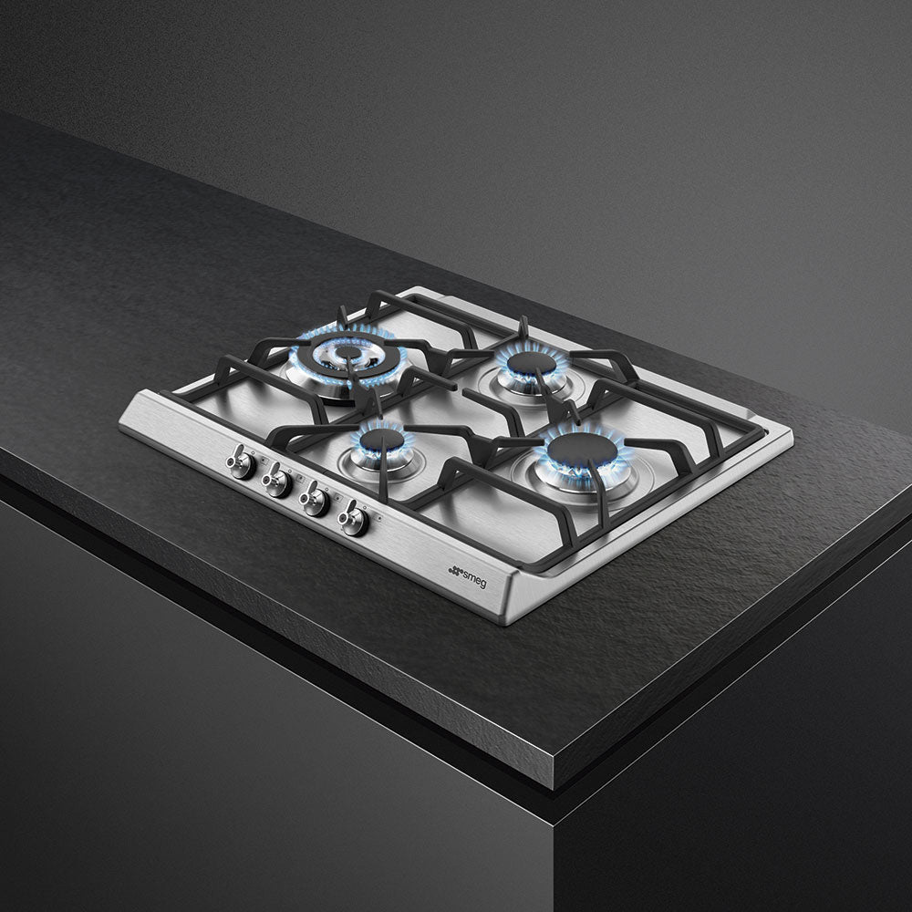Encimera de gas 4 fogones Smeg 60cm - Jemaq