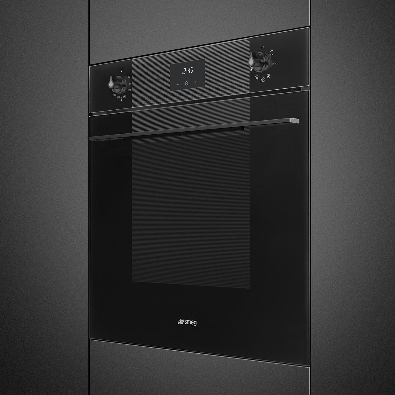 Horno Smeg ventilado 60cm Negro - Jemaq