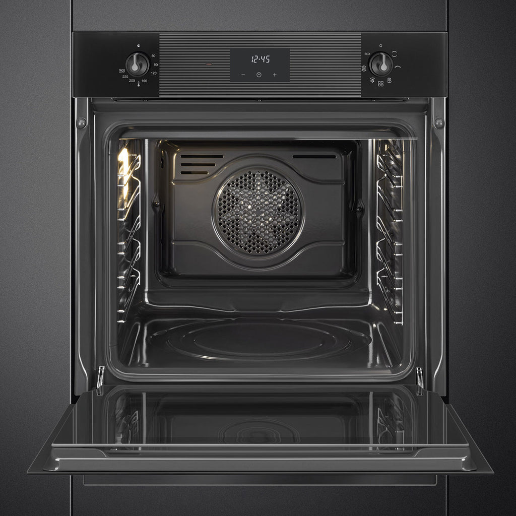 Horno Smeg ventilado 60cm Negro - Jemaq