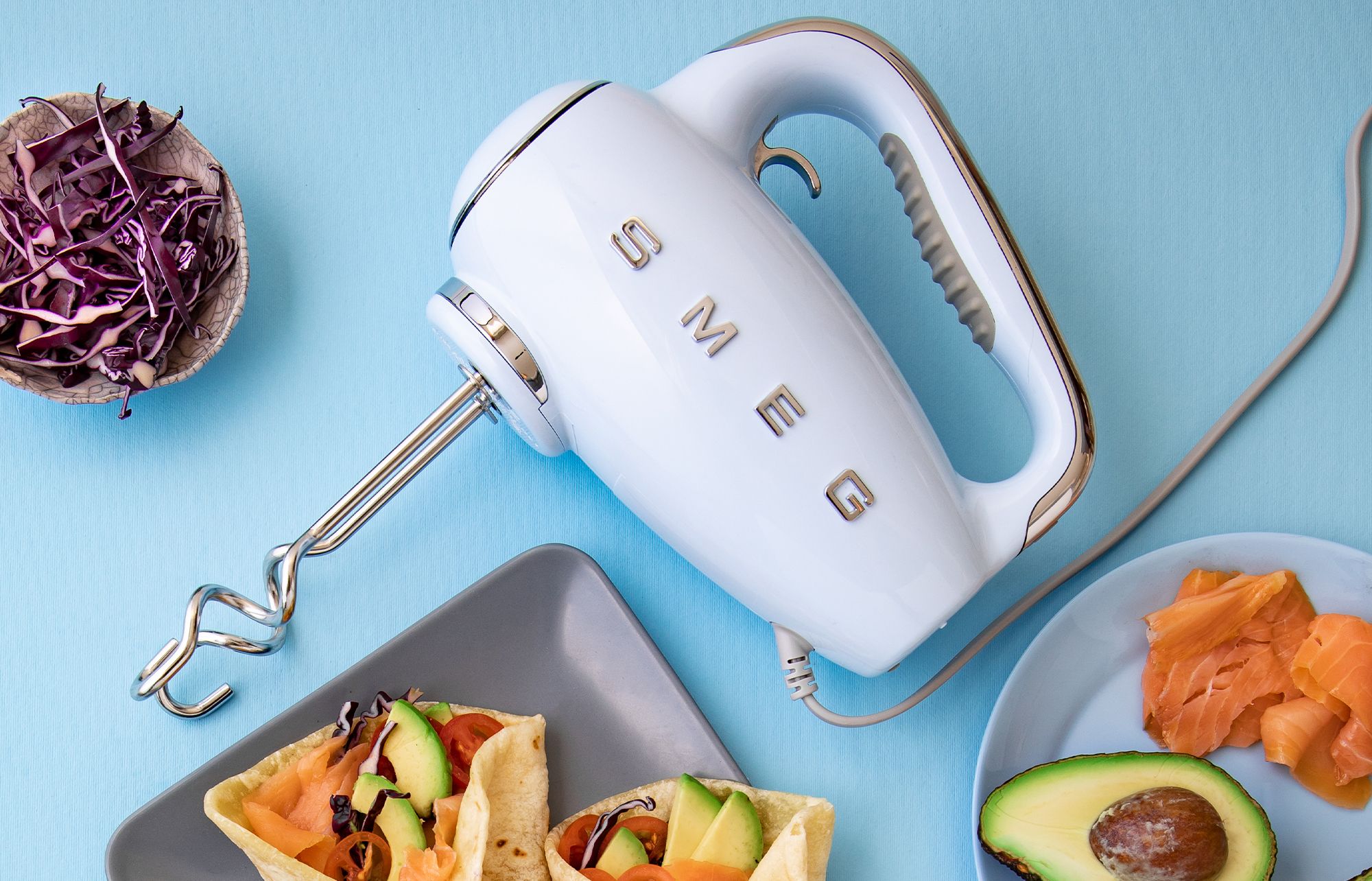 Batidora de varillas Smeg 50's style - Jemaq